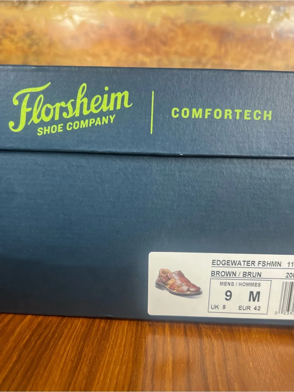 Florsheim Edgewater Fisherman Brown Leather Sandals NWB Men's Size 9M